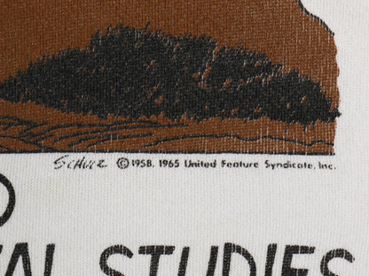 80s USA製 スヌーピー イエール カレッジ プリント スウェット メンズ レディース 小さめ XL / ヴィンテージ トレーナー キャラクター YALE