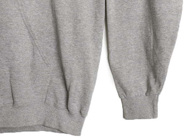 90s USA製 ナイキ ビッグ スウッシュ プリント スウェット フード パーカー メンズ L / オールド トレーナー 裏起毛 プルオーバー ゆったり