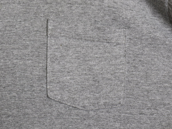 90s USA製 ラッセル ポケット付き 無地 半袖 Tシャツ メンズ L / オールド ポケT ワンポイント ソリッド カットソー トップス シンプル 灰