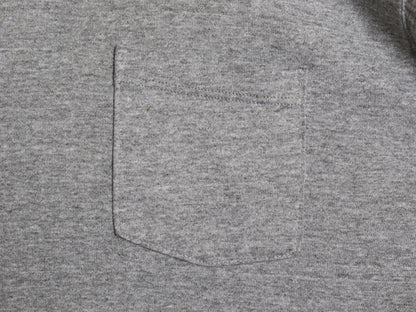 90s USA製 ラッセル ポケット付き 無地 半袖 Tシャツ メンズ L / オールド ポケT ワンポイント ソリッド カットソー トップス シンプル 灰