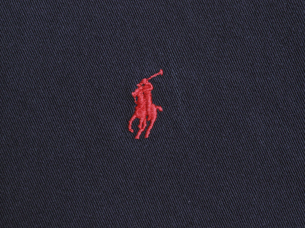 90s USA製 ポロ ラルフローレン スイングトップ ジャケット メンズ XL / 古着 オールド コットン ブルゾン ワンポイント 大きいサイズ 紺