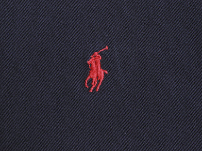 90s USA製 ポロ ラルフローレン スイングトップ ジャケット メンズ XL / 古着 オールド コットン ブルゾン ワンポイント 大きいサイズ 紺