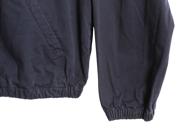 90s USA製 ポロ ラルフローレン スイングトップ ジャケット メンズ XL / 古着 オールド コットン ブルゾン ワンポイント 大きいサイズ 紺