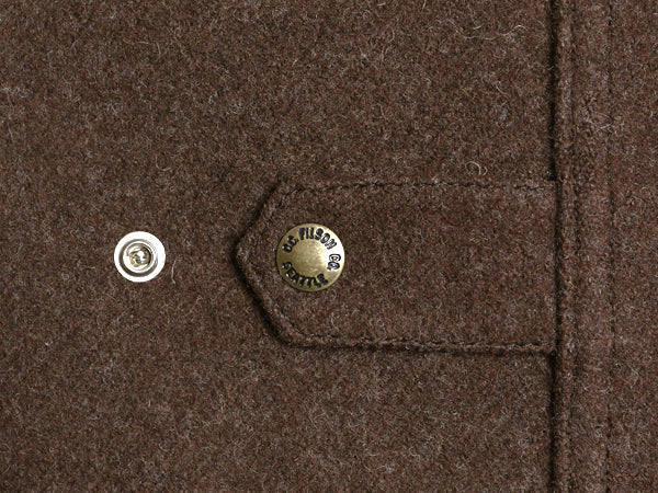 デッドストック USA製 フィルソン マッキーノ ジャケット レディース M / 新品 ハンティング シングル クルーザー ヘビーウェイト ウール