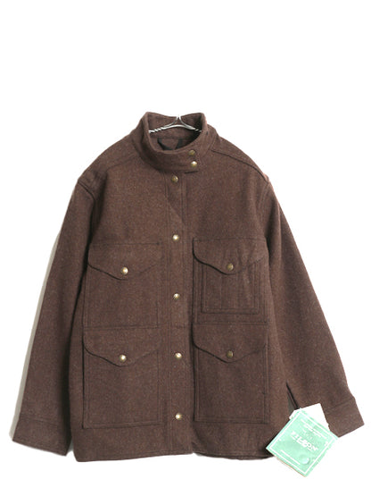 デッドストック USA製 フィルソン マッキーノ ジャケット レディース M / 新品 ハンティング シングル クルーザー ヘビーウェイト ウール