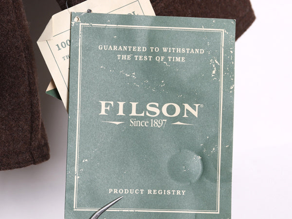 デッドストック USA製 フィルソン マッキーノ ジャケット レディース M / 新品 ハンティング シングル クルーザー ヘビーウェイト ウール