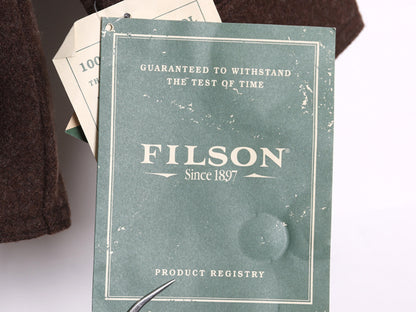 デッドストック USA製 フィルソン マッキーノ ジャケット レディース M / 新品 ハンティング シングル クルーザー ヘビーウェイト ウール