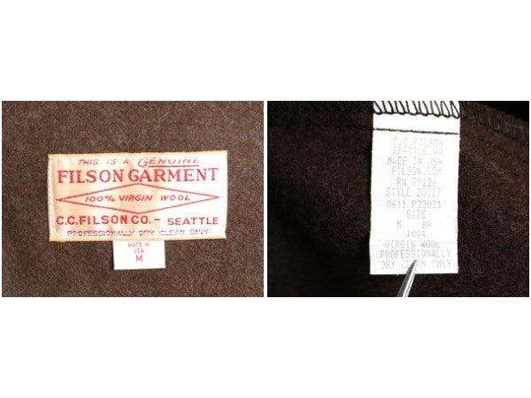 デッドストック USA製 フィルソン マッキーノ ジャケット レディース M / 新品 ハンティング シングル クルーザー ヘビーウェイト ウール