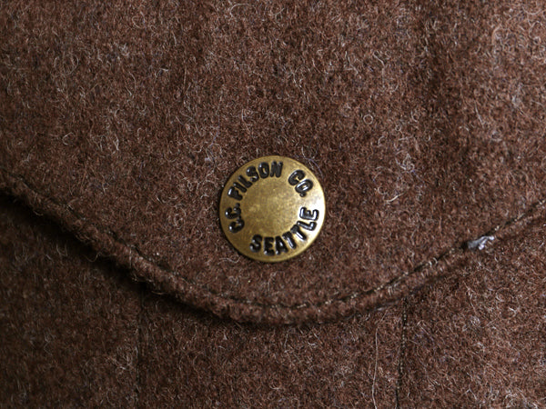 デッドストック USA製 フィルソン マッキーノ ジャケット レディース M / 新品 ハンティング シングル クルーザー ヘビーウェイト ウール