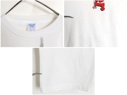 90s USA製 バドワイザー ロゴ プリント 半袖 Tシャツ メンズ XL / オールド 当時物 企業 シングルステッチ ビール 大きいサイズ ホワイト