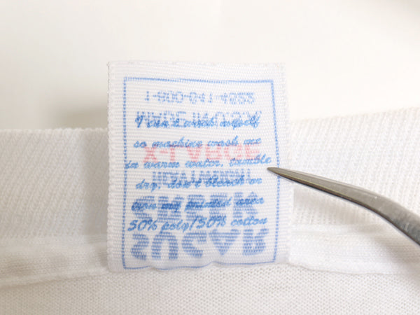90s USA製 バドワイザー ロゴ プリント 半袖 Tシャツ メンズ XL / オールド 当時物 企業 シングルステッチ ビール 大きいサイズ ホワイト