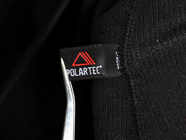 パタゴニア R1 プルオーバー レディース M 程 古着 アウトドア レギュレーター ストレッチ 裏 フリース ハーフジップ ロンT ハイネック 黒