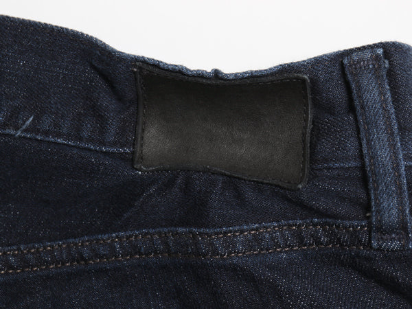 ポロ ラルフローレン インディゴ デニム パンツ メンズ 34 30 ヴィンテージ 加工 ジーンズ ジーパン ストレート 革パッチ ストレッチ 濃紺