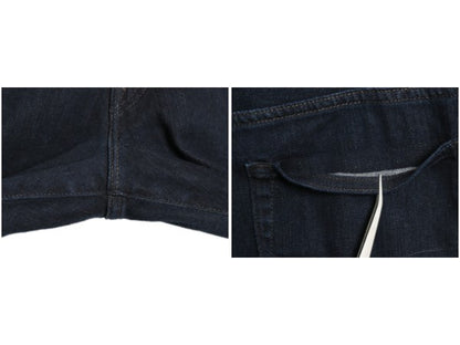 ポロ ラルフローレン インディゴ デニム パンツ メンズ 34 30 ヴィンテージ 加工 ジーンズ ジーパン ストレート 革パッチ ストレッチ 濃紺