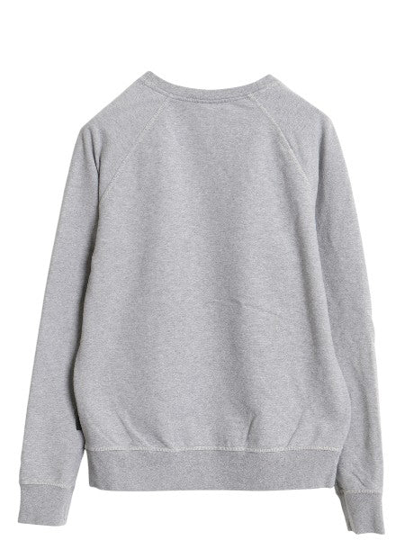 パタゴニア クルーネック スウェット レディース Ｍ / 古着 18年製 アウトドア トレーナー 長袖 Tシャツ ロンT カットソー 薄手 裏起毛なし