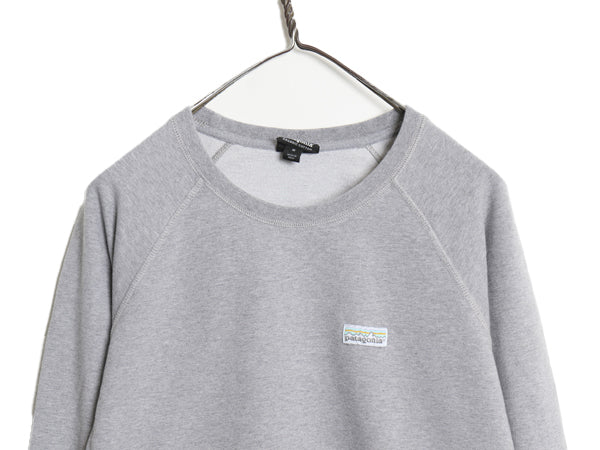 パタゴニア クルーネック スウェット レディース Ｍ / 古着 18年製 アウトドア トレーナー 長袖 Tシャツ ロンT カットソー 薄手 裏起毛なし