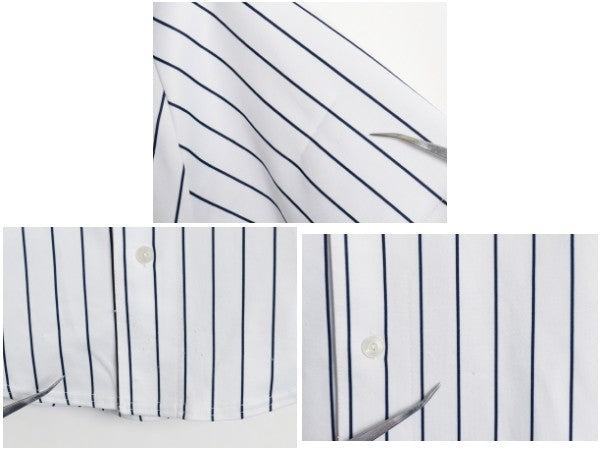 USA製 ヤンキース 松井秀喜 ベースボール シャツ メンズ M / MLB オフィシャル マジェスティック 大リーグ ユニフォーム 半袖シャツ 重ね着