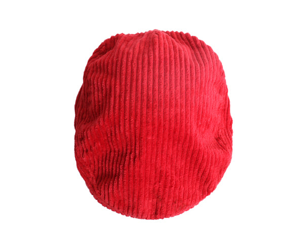 90s USA製 ナイキ 太畝 コーデュロイ ハンチング キャップ メンズ L 古着 オールド 帽子 キャスケット ワンポイント スウッシュ Sublime 赤