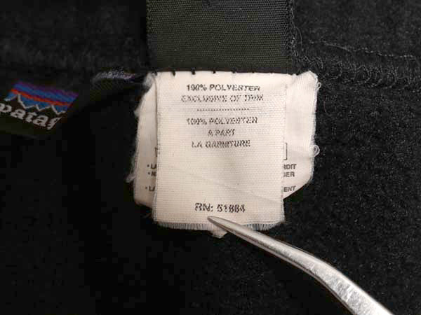 90s USA製 パタゴニア エルキャプリーン フリース パンツ レディース L 古着 99年製 オールド アウトドア ポケット付き イージーパンツ 黒