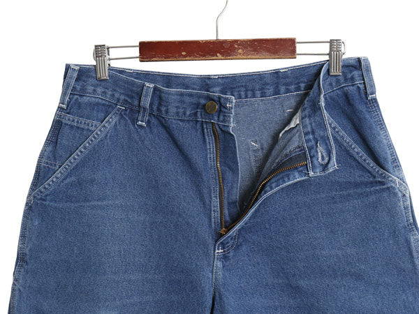 US企画 カーハート デニム ペインター ショートパンツ メンズ 34 / ショーツ 短パン ジーンズ ジーパン ワーク コットン ハーフパンツ 廃盤