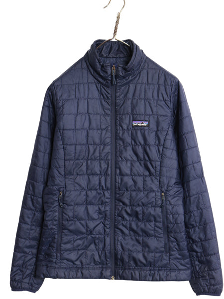 パタゴニア ナノ パフ ジャケット レディース S / 20年製 アウトドア 中綿 ナイロン キルティング フルジップ パッカブル ブルゾン 紺 軽量