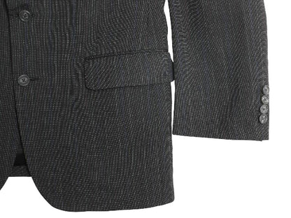 90s USA製 バーバリー プローサム テーラード ジャケット メンズ S 程/ 旧タグ オールド ブレザー サマー ウール ストライプ トラッド 灰