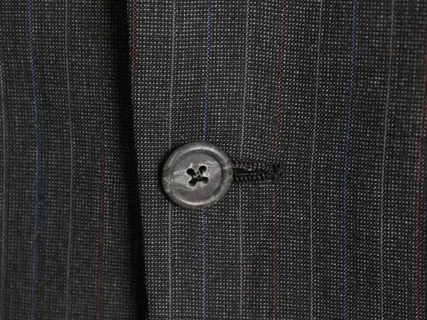 90s USA製 バーバリー プローサム テーラード ジャケット メンズ S 程/ 旧タグ オールド ブレザー サマー ウール ストライプ トラッド 灰