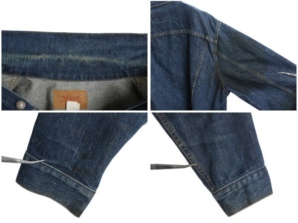 80s USA製 ★ リーバイス 70505 デニム ジャケット 42 メンズ L ヴィンテージ ジージャン 4th ブルゾン 後期 紙 ケアタグ 付き 赤タブ 濃紺