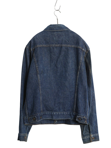 80s USA製 ★ リーバイス 70505 デニム ジャケット 42 メンズ L ヴィンテージ ジージャン 4th ブルゾン 後期 紙 ケアタグ 付き 赤タブ 濃紺