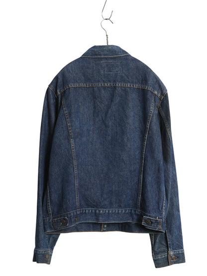 80s USA製 ★ リーバイス 70505 デニム ジャケット 42 メンズ L ヴィンテージ ジージャン 4th ブルゾン 後期 紙 ケアタグ 付き 赤タブ 濃紺