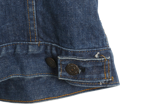 80s USA製 ★ リーバイス 70505 デニム ジャケット 42 メンズ L ヴィンテージ ジージャン 4th ブルゾン 後期 紙 ケアタグ 付き 赤タブ 濃紺