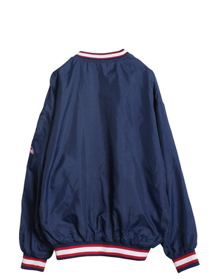 90s レッドソックス ナイロン ジャケット メンズ XL / オールド MLB オフィシャル スターター プルオーバー スタジャン 大きいサイズ 野球