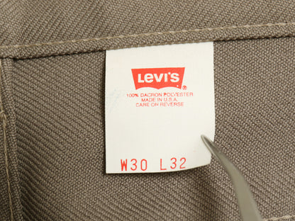 デッドストック 90s USA製 リーバイス ポリ フレア パンツ メンズ 30 32 新品 オールド 517 スタプレ ノータック ブーツカット スラックス