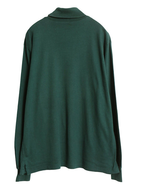 90s USA製 ポロ ラルフローレン タートルネック 長袖 Tシャツ メンズ XL / オールド ワンポイント ポニー 無地 ロンT スムース ストレッチ