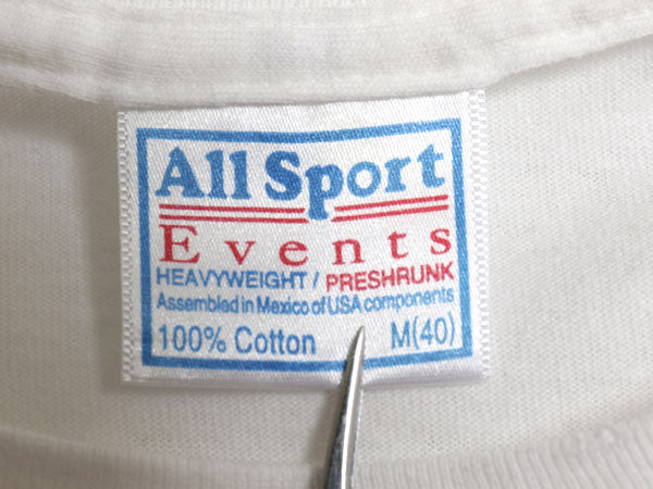 90s ジョーク メッセージ プリント 半袖 Tシャツ メンズ M 古着 オールド 当時物 ヘビーウェイト コットン カットソー シングルステッチ 白
