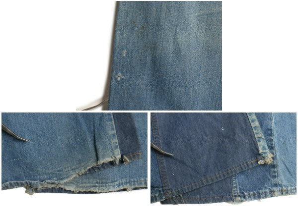 70s ★ パッチワーク デニム フレア パンツ 実寸 31 30 / 古着 ヴィンテージ ベルボトム ブーツカット ジーパン ジーンズ クレイジー TALON