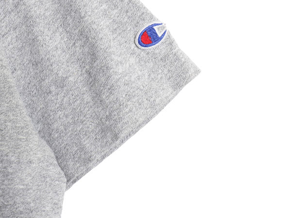 80s USA製 チャンピオン 2段 カレッジプリント 半袖 Tシャツ メンズ L 小さめ M ヴィンテージ 88 12 シングルステッチ 目付き 霜降りグレー
