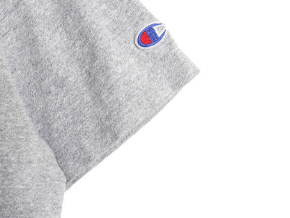 80s USA製 チャンピオン 2段 カレッジプリント 半袖 Tシャツ メンズ L 小さめ M ヴィンテージ 88 12 シングルステッチ 目付き 霜降りグレー