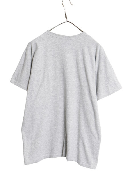 80s USA製 チャンピオン 2段 カレッジプリント 半袖 Tシャツ メンズ L 小さめ M ヴィンテージ 88 12 シングルステッチ 目付き 霜降りグレー