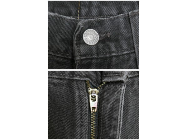 00s USA製 リーバイス 505 ブラック デニム パンツ メンズ 29 30 オールド ジーンズ ジーパン Gパン スリム ストレート ボトムス 黒 赤タブ