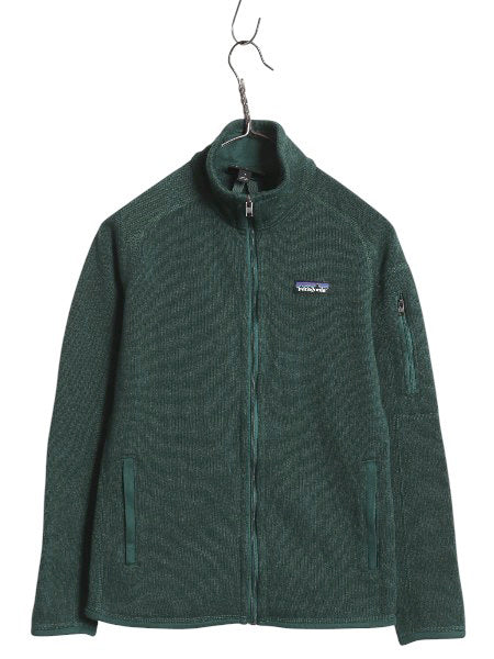 パタゴニア ベターセーター  ジャケット レディース S 古着 19年製 アウトドア 裏起毛 フリース セーター フルジップ ブルゾン トップス 緑