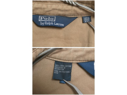 00s ポロ ラルフローレン スイングトップ ジャケット メンズ XXL / 古着 オールド コットン ブルゾン フルジップ ジャンパー 大きいサイズ