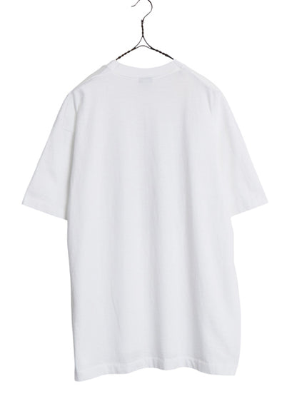 90s USA製 ★ 建築 トラス 構造 アート イラスト プリント Tシャツ メンズ XL 古着 オールド 当時物 企業物 グラフィック 大きいサイズ 白