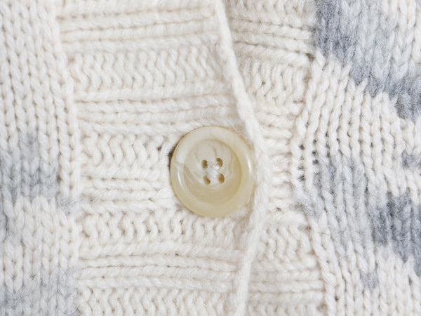 90s ローレン ラルフローレン ノルディック ニット カーディガン レディース M / オールド ポロ ラム ウール ハンドメイド パーカー 絵柄