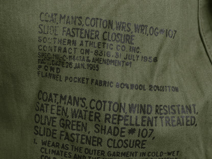 50s 米軍実物 US ARMY M-51 フィールド ジャケット LARGE REGULAR / 56年製 ヴィンテージ ミリタリー 軍物 初期 M51 ブルゾン ジャンパー