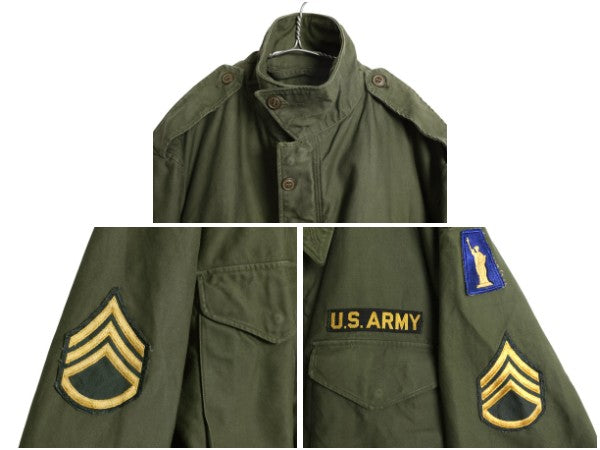 50s 米軍実物 US ARMY M-51 フィールド ジャケット LARGE REGULAR / 56年製 ヴィンテージ ミリタリー 軍物 初期 M51 ブルゾン ジャンパー
