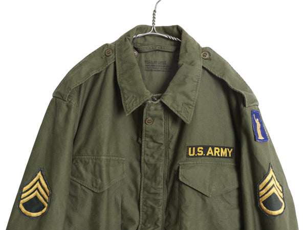 50s 米軍実物 US ARMY M-51 フィールド ジャケット LARGE REGULAR / 56年製 ヴィンテージ ミリタリー 軍物 初期 M51 ブルゾン ジャンパー