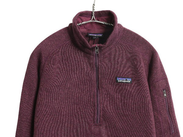 パタゴニア ベターセーター ハーフジップ レディース M / 19年製 アウトドア 裏起毛 フリース セーター プルオーバー ジャケット ブルゾン