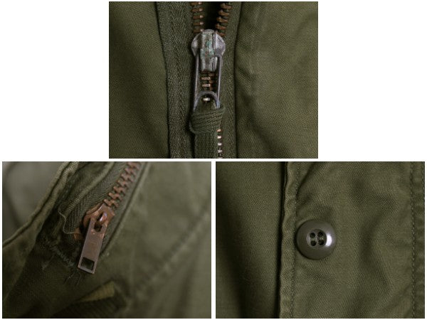 70s 米軍実物 US ARMY M-65 フィールド ジャケット MEDIUM REGULAR 程/ ヴィンテージ ミリタリー 3rd M65 ブラス 軍物 ブルゾン ジャンパー