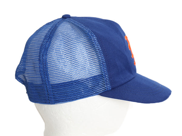 デッドストック 90s USA製 MLB オフィシャル メッツ メッシュ ベースボール キャップ フリーサイズ 帽子 オールド 大リーグ メジャーリーグ